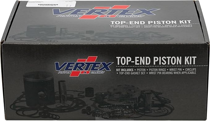 Vertex VTK24212B-2 Top End Piston Kit Compatible With/Replacement For KTM 85 SX, TC 85 2018-2021 STD Compression Ratio, 47 mm Cylinder Diameter, 85 cc Displacement, 46.950mm Piston Diameter