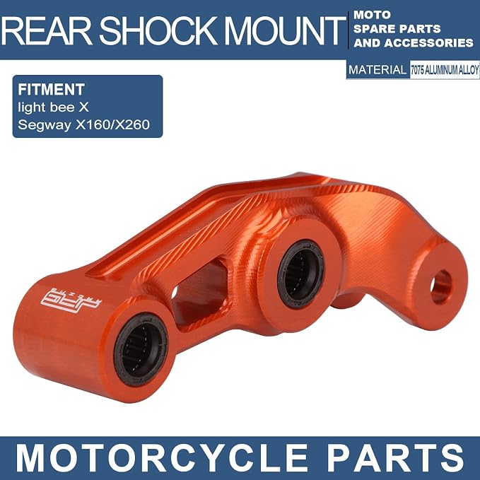 JFG RACING Sur Ron Suspension Linkage Kit Motorcycle Rear Progressive Suspension Link Kit Compatible To Sur Ron X X160 X260 Electric Dirt Bike SUNSET ORANGE