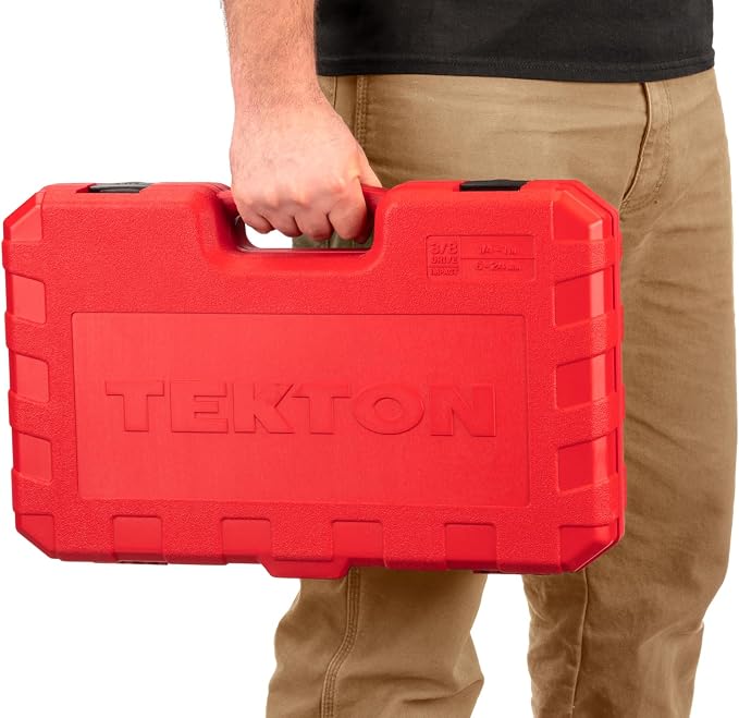 TEKTON 3/8 Inch Drive Impact Socket Set, 72-Piece | SID91406
