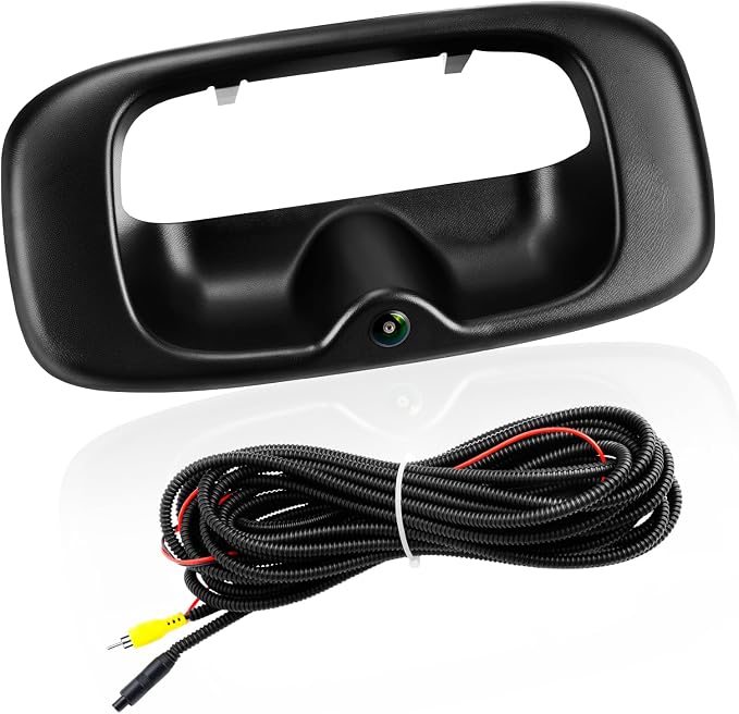 LCWRGS Tailgate Handle Backup Camera for 1999-06 Chevy Silverado GMC Sierra | Rear View Park Assist Camera Night Vision 170° Wide-Angle Waterproof Easy Installation OE# 15228539