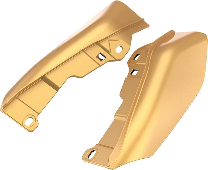 Color - Matched Mid Frame Air Deflectors Heat Shield, Perfectly Fit for Harley Touring Models 2009-2026 Black Hills Gold