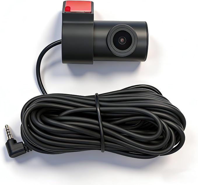 Rear-Mounted Camera with 1080P Full HD Clarity,Can be Mounted on The Rear Window Glass and is Compatible with car Streaming Rearview Mirrors.