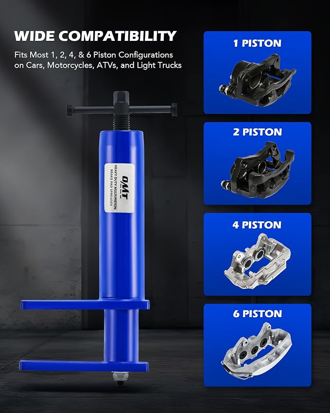 Orion Motor Tech Heavy Duty Disc Brake Caliper Tool Set & 30 pc. 2-in-1 Bearing Puller Tool Set for Wheel Bearing Bushing Axle, Bundle