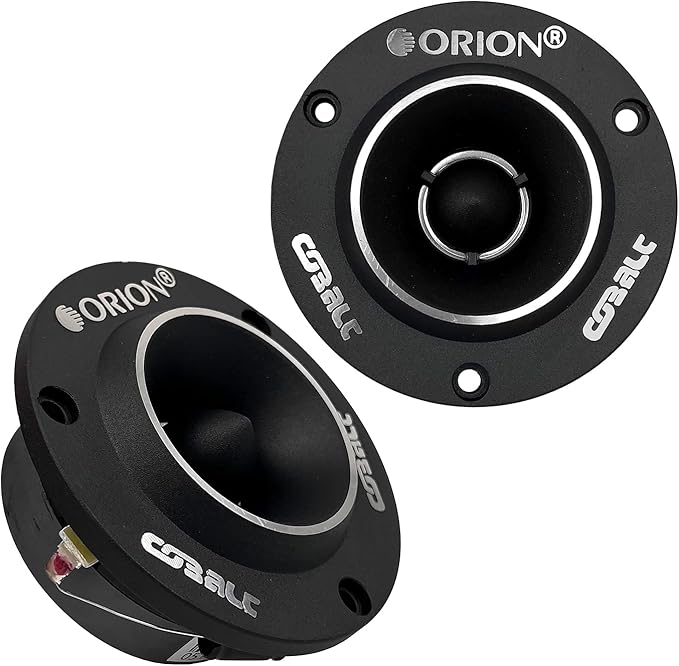 ORION Cobalt Series CTW150 3.8” Super Bullet Tweeter | Aluminum Diaphragm, 1” Voice Coil, 65W RMS, 260W Max, Built-in Crossover - Pro Car Audio Sound System Tweeter (Pair)