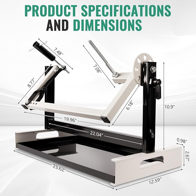 Motorcycle Engine Stand for All Vertical Single-Cylinder 2-Stroke or 4-Stroke Small Engines, Rotary Motocross Engine mounts