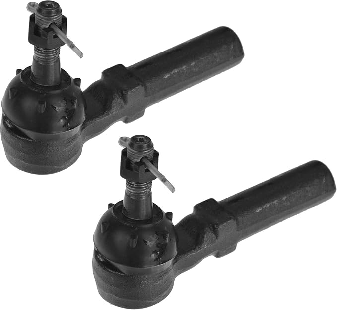 TRQ Front Outer Tie Rod Set 2 Piece Compatible with 2001-2010 Chrysler PT Cruiser 1995-2005 Dodge Neon 95-01 Plymouth Neon