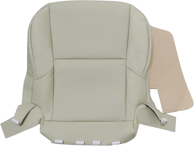 Driver & Passenger Bottom & Top Lean Back Leather Replacement Seat Covers Tan #LA00 or LB00 Compatible with Lexus GX460 2010 2011 2012 2013 2014 2015 2016 2017