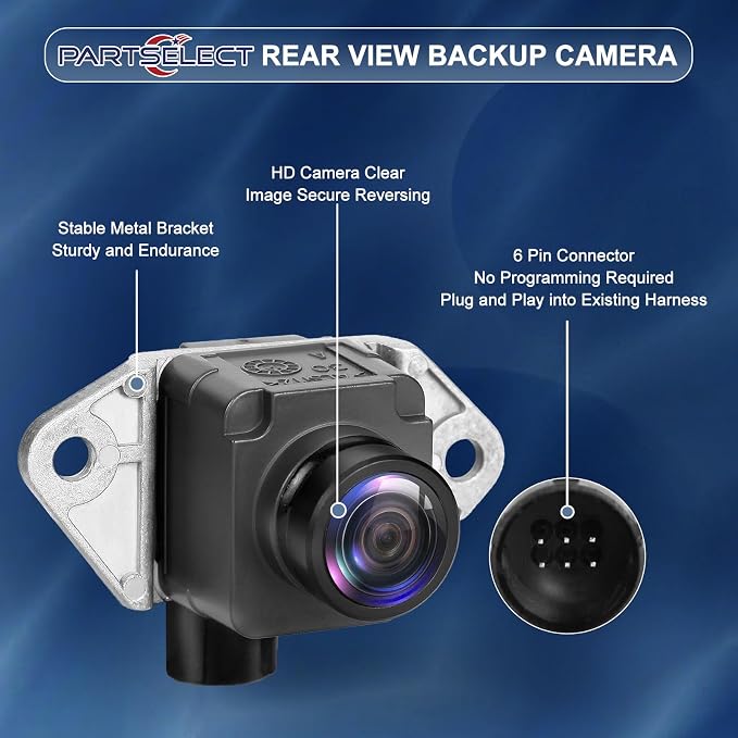 68137943AD Rear View Backup Camera Replacement for Jeep Grand Cherokee 2014 2015 3.0L 3.6L V6 / 5.7L 6.4 V8 Back Up Camera Replaces# 68375333AA 68137943AF 68137943AH