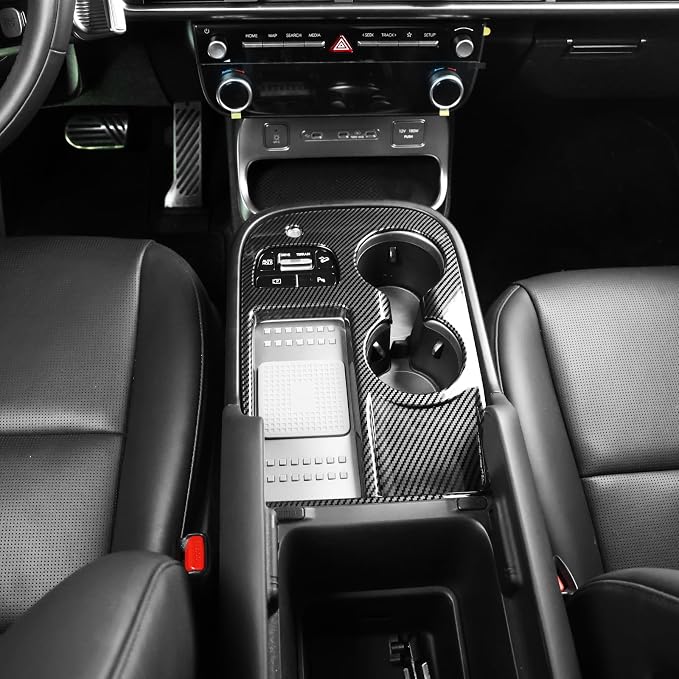 YOUTOOCAR Gear Shift Panel Cover Compatible with Hyundai IONIQ 9 Accessories (Carbon Fiber Pattern)