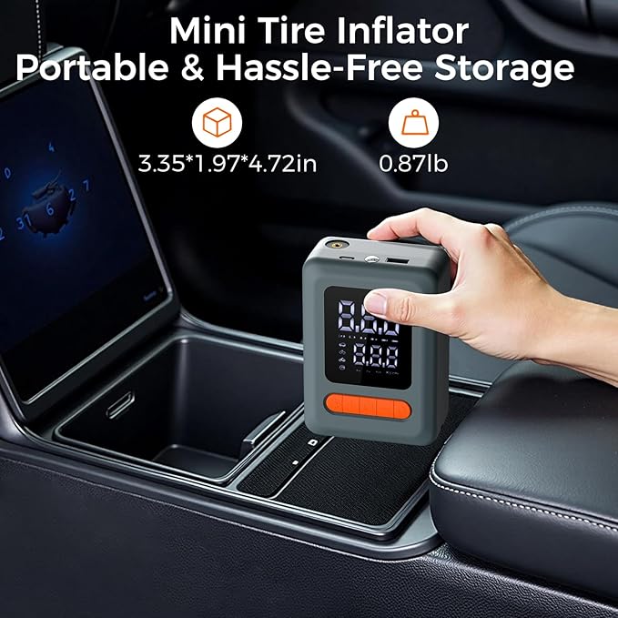ApexNexus Tire Inflator Portable Air Compressor & Car Jump Starter (C9)