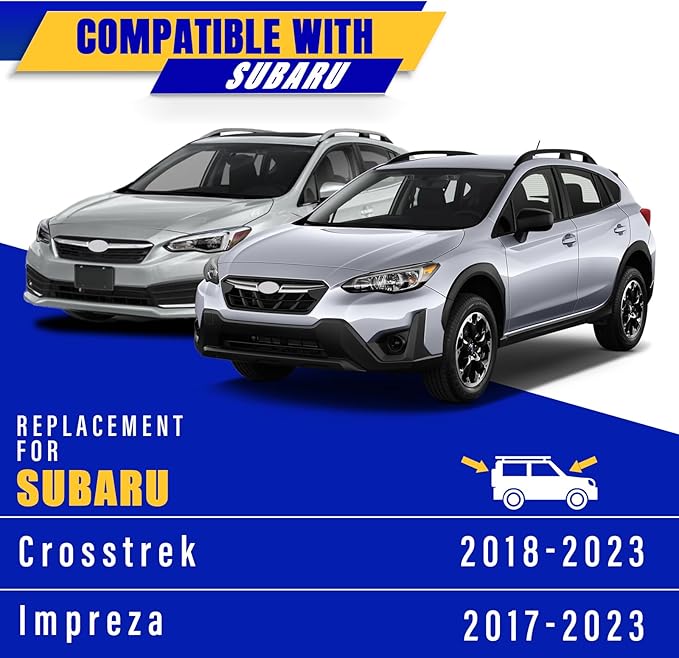 3 wipers Replacement for 2017-2023 Subaru Impreza/2018-2023 Subaru crosstrek, Windshield Wiper Blades Original Equipment Replacement - 26"/16"/12" (Set of 3)