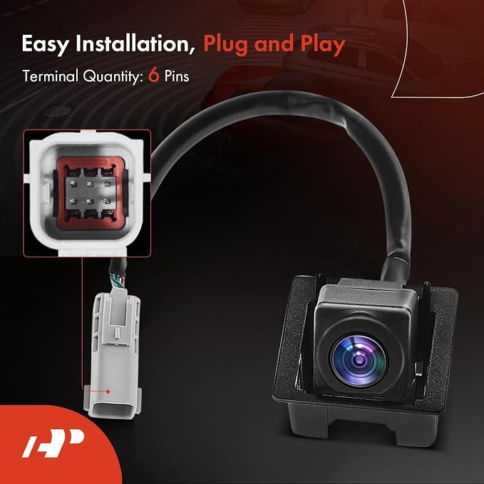 A-Premium Park Assist Camera Rear View Backup Reverse Camera Compatible with Select Chevrolet and GMC Models - 2010-2013 Equinox, 2013-2015 Cruze, 2016 Cruze Limited, 2010-2013 Terrain, Orlando