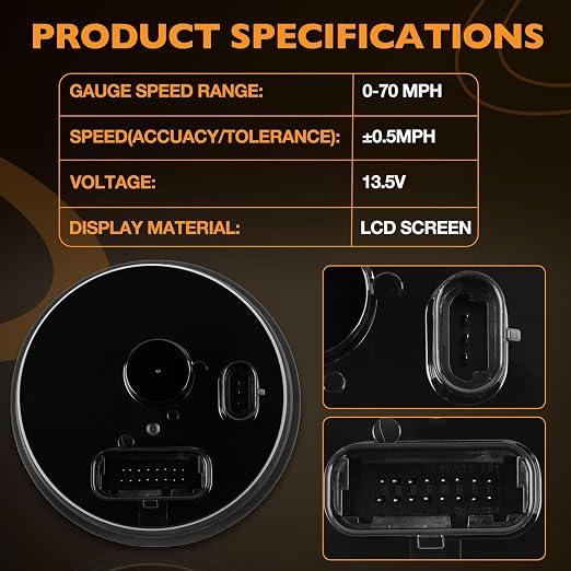Speedometer Cluster Compatible with Polaris Sportsman 400, 450 500, 600, 700, 800, ATP 500 2004-2008, Gauge Cluster Replace#-3280431, 3280482, 3280528