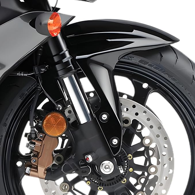 Front Fender, For Honda CBR 600RR 2007-2019, Motorcycle Mudguard Protector Splash Guard Fit Fairings Kit Parts (Gloss Black)
