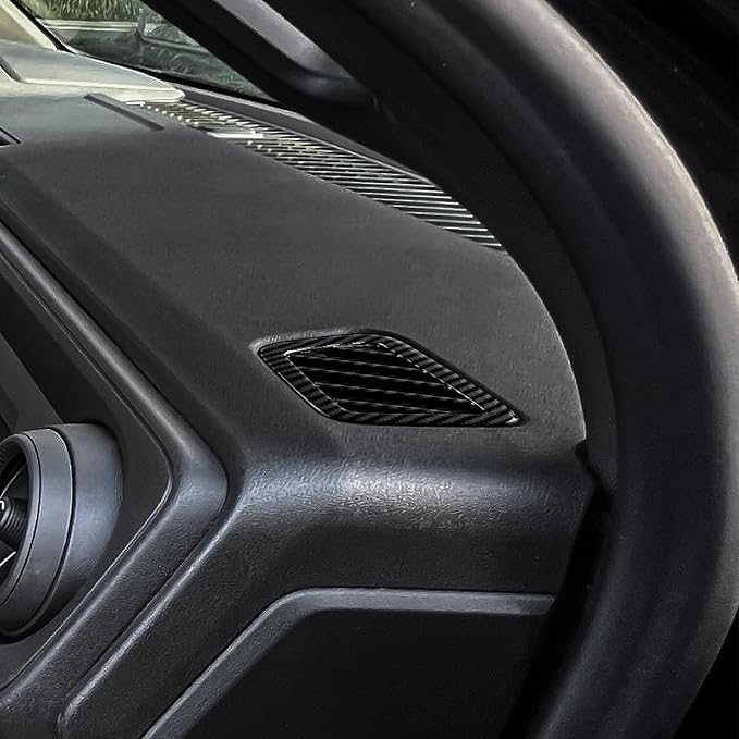 Car ABS Carbon Fiber Sticker Side Air Vent Outlet Cover Interior Trim Decal for Chevrolet Colorado/GMC Canyon 2023 2024 2025 2026 Accessories