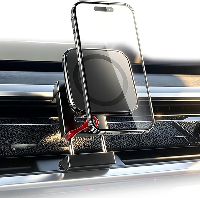 360° Rotation Magnetic Car Phone Mount for 2025-2026 BMW X3, 2024-2026 BMW X5 X6 X7 M3 i5 5 Series, 2026 M4, 2023-2026 XM iX i4 i7 M2 2 3 4 7 Series, Stable Non-Destructive Installation Accessories