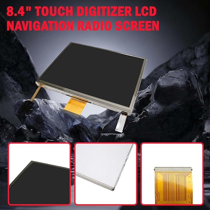 8.4" LCD Display Touch Screen Digitizer Radio Navigation Compatible with 2011-2014 Chrysler 300 Dodge Charger 2011-2018 Dodge Journey 2014-2017 Maserati Ghibli LAJ084T001A