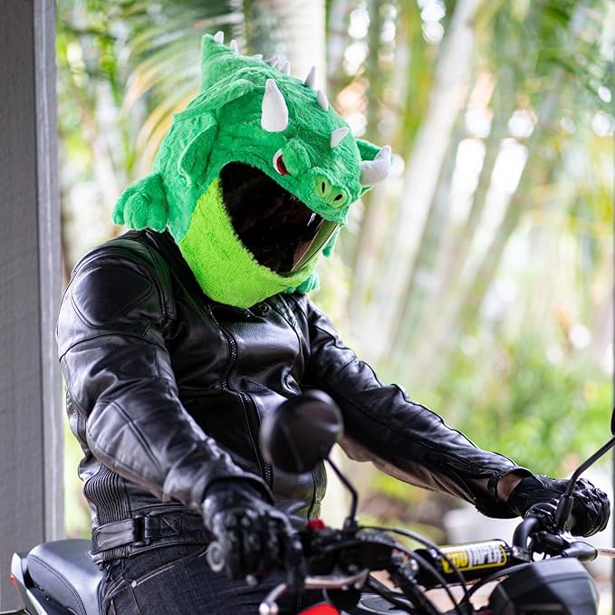 MotoLoot Helmet Cover for Motorcycle Helmet, Fun Rides and Gifts (Cover Only. Helmet Not Included) - Dragon