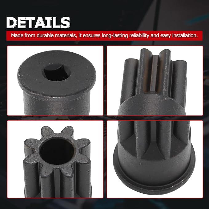 1ST J-38587-A Engine Barring Socket Engine Turning Tool for Caterpillar CAT 3406E, for EUI MUI & Mack Engines C9 C10 C12 C13 C15 C16 & E-7, E-7 ETEC Replaces OE: J38587A