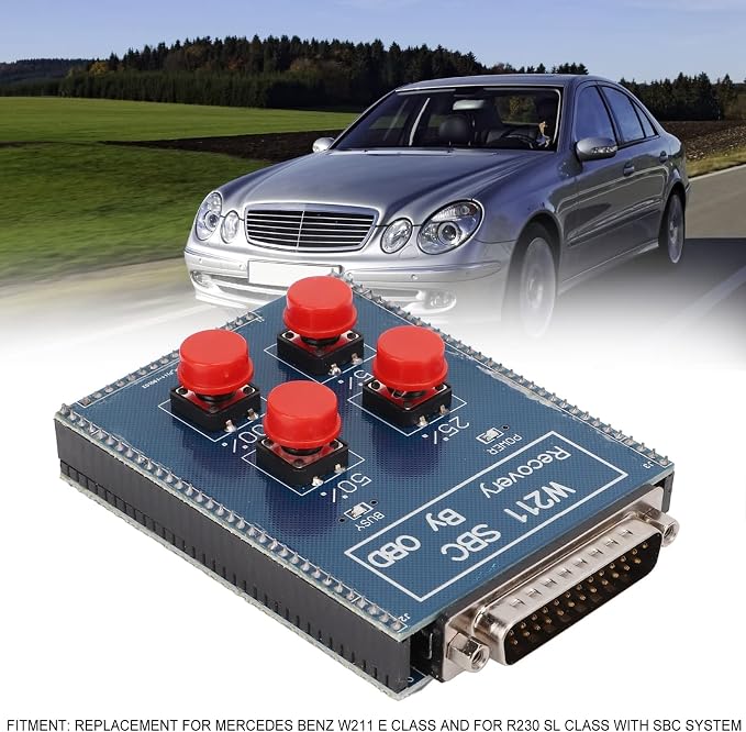 ABS SBC Reset Tool Repair Code C249F ABS System Repair Tool Replacement for Benz W211 E Class R230 SL Class with SBC System (Blue)