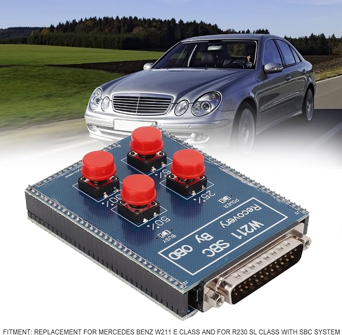 SBC Repair Tool Fit for Benz W211 E Class R230 SL Class, ABS SBC Reset Tool Repair Code C249F Replacement(Blue)