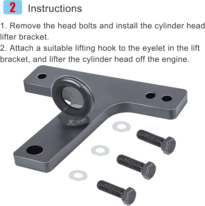 J-35641-A Cylinder Head Lift Bracket Tool for Detroit Diesel 60 Series Engines