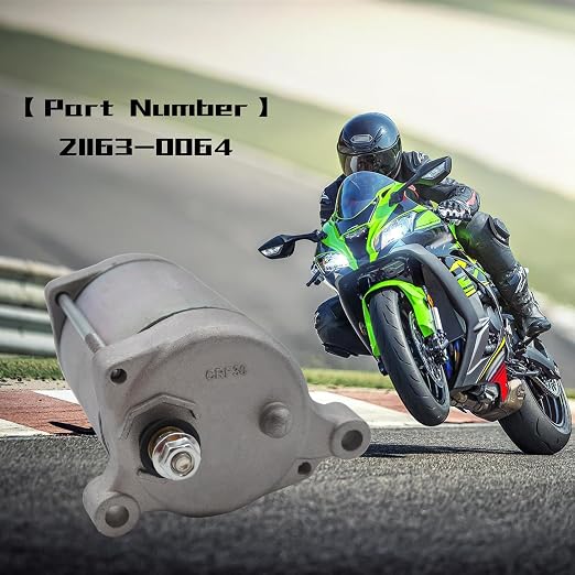 KARSEE 21163-0064 Starter Motor Compatible with Kawasaki ZX1000 ZX 1000 ZX-10R ZX10R ZX-10RR ZX10RR Ninja KRT Edition 11-20