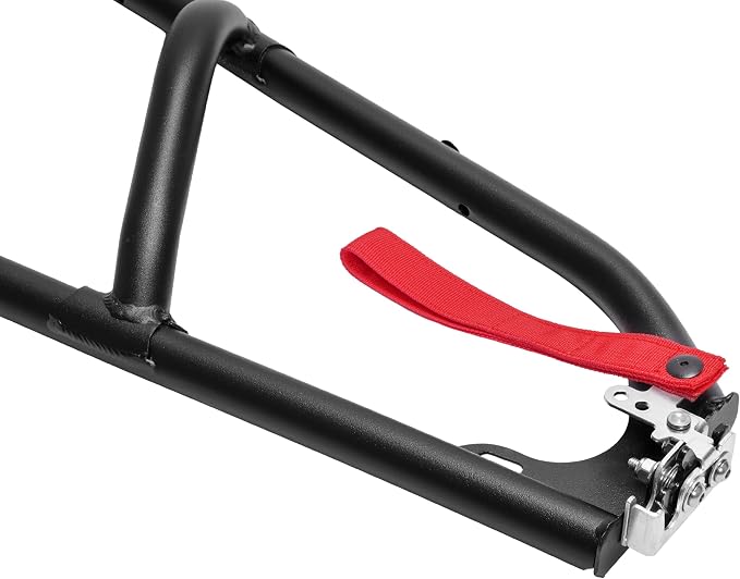 ALMULOO Passenger Side Upper Door Frame Compatible with Can-Am Maverick X3 XRS X3 RS RR 2017-2024, Aluminum Front Right Door Frame Replacement, Powder-Coated Black (2 & 4 Door Models)