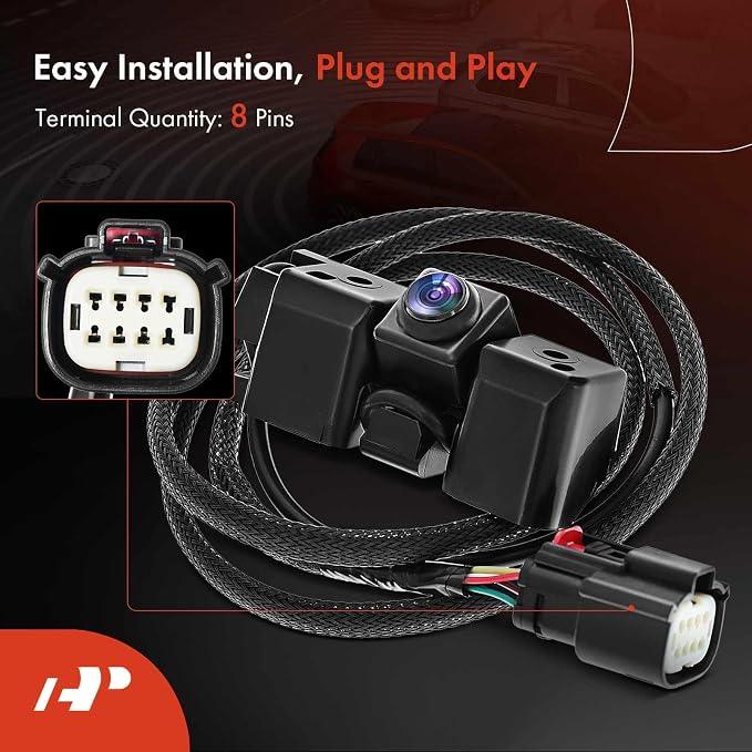 A-Premium Rear View Backup Camera Compatible with Chevrolet & GMC | Parking Camera for 2016-2019 Silverado 2500 HD Silverado 3500 HD, 2016-2019 Sierra 2500 HD Sierra 3500 HD