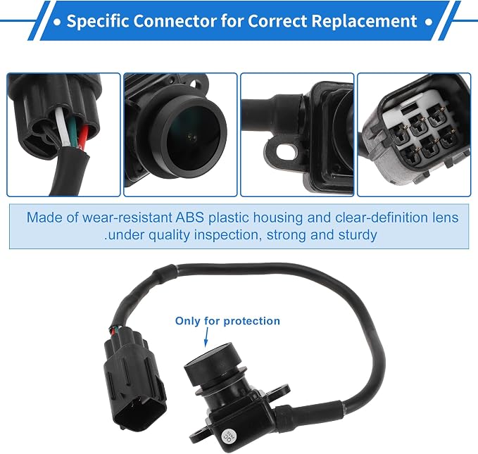 1 Pcs Rear View Camera for Jeep Grand Cherokee 2011-2013 for Dodge Durango 2011-2013 License Plate Park Assist Camera Backup Reverse Camera