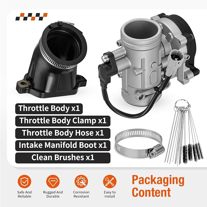 Throttle Body + Intake Manifold Boot For Polaris Sportsman Range RZR 800 S 4 Touring 2009 2010 1203944