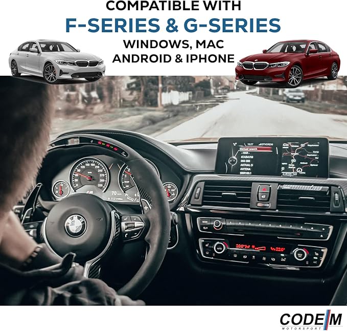 ENET Cable BMW + USB-C + USB A Adapter | OEM OBD2 for BMW F G i Series Coding | E SYS ISTA+ ICOM Bootmod3 Bimmercode Compatible | Heavy Duty Cable | For CarPlay Activation, OBD2 to Ethernet 3 in 1