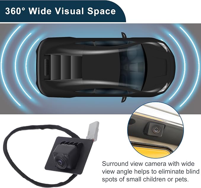 Car Park Assist Camera Rear View Backup Reverse Camera for Chevrolet Malibu 2016-2023 No.23334180