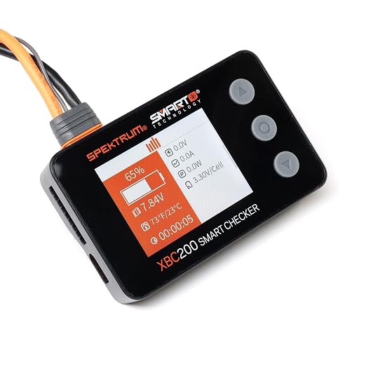 Spektrum Accessories XBC200 Smart Battery Checker & Servo Tester SPMXBC200 RC Sport Airplanes
