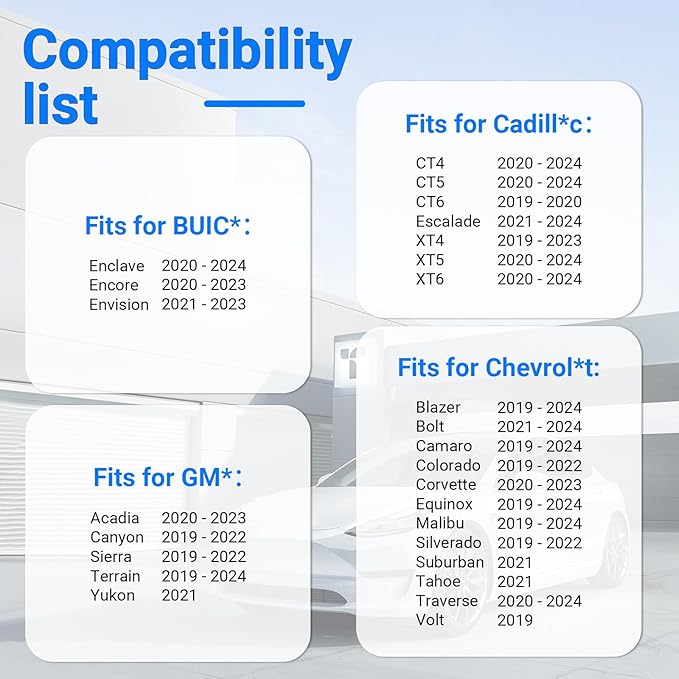 2026 Latest Navigation SD Card Fits for Chevrolet Cadillac Buick GMC Most Models | Accessories Part Number 8585 6394 | Maps Cover USA Canada Mexico | INFO 3 Map Update-V.2024