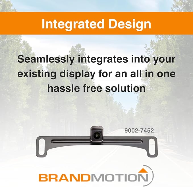 Brandmotion 9002-7452 Factory Tailgate Harness with Dual Mount Camera fits 2017-2021 F250 F350 Super Duty with Factory Rear Vision | Waterproof Case with Anti-Fog Lens | 150° Wide Reverse View | Fits 2017-2021 F250 F350 Super Duty with Factory Rear Vis...