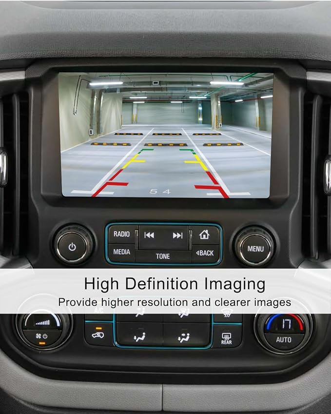 Backup Camera Tailgate Handle with Keyhole Fit for Chevrolet Chevy Silverado GMC Sierra 2014-2015 Replace 23128692, Rear View Camera Liftgate Latch Door Handle with Harness Black