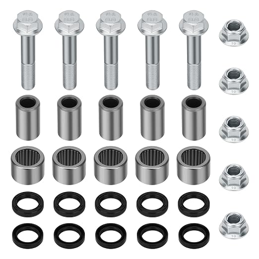 JAVIK Swing Arm Linkage Bearing Kit & Bolts for Honda TRX400EX TRX400X 1999-2014 O.E.M# 27-1048