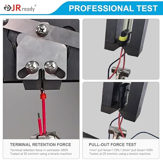 JRready ST6523 Pin Connector Kit Wire Seals Electrical Automotive Contact Male and Female Crimp Superseal 1.5 Terminal Waterproof Connector Pins Car Marine Truck 14-16AWG/16-18AWG/20-22AWG 621Pcs