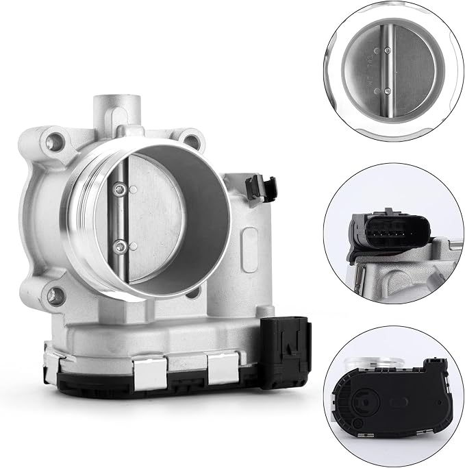 Electronic Throttle Body Assembly for Ford Edge Escape Explorer Focus Fusion Special Service Police Sedan Taurus Lincoln MKT MKZ 2.0L L4 – OEM Replacement Part # S20173 977-601 CP9Z-9E926-A
