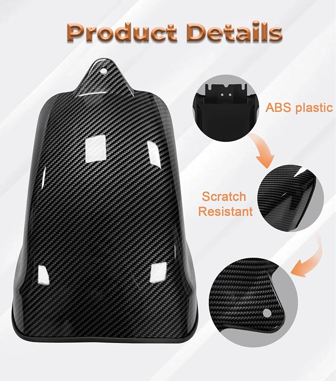 Passenger Seat Cover Rear Seat Cowl Compatible with Harley Touring Road Glide,CVO Road Glide,CVO Road Glide ST,Street Glide,CVO Street Glide,Street Glide Ultra 2023-2025 (Carbon Fiber)