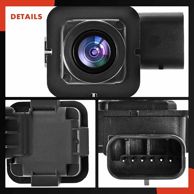 A-Premium Park Assist Camera Rear View Backup Reverse Camera Compatible with Select Ford Models - 2015 2016 2017 Expedition Sport Utility - Replace# FL1Z19G490A