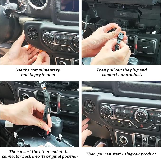 Auto Start Stop Eliminator for Jeep Wrangler JL 2018 2019 2020 2021 2022 2023 2024 2025 2026 Gladiator JT 2020-2026 Auto Stop Eliminator Engine Auto Start Disable/Plug Play Car Accessories
