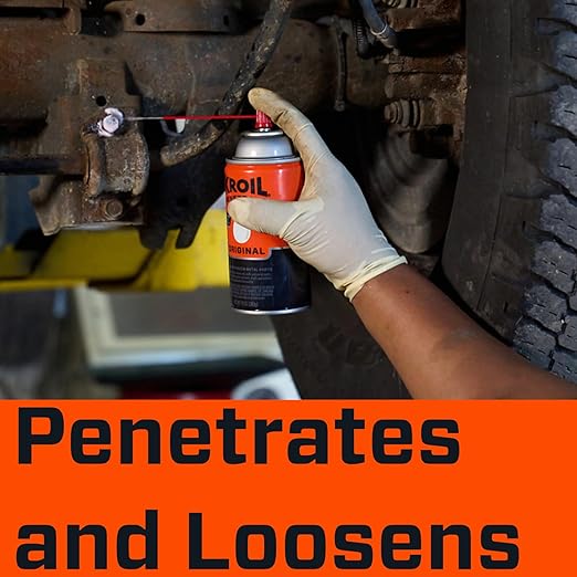 Kroil Original Penetrating Oil (Aerosol Spray-13oz Can-Single) | Penetrant for Rusted Bolts, Metal, Hinges, Chains, Moving Parts | Rust, Corrosion Inhibitor (KS132)