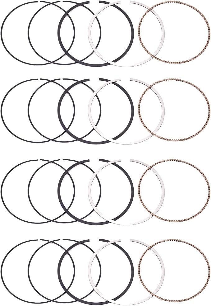 AHL Piston Rings for Yamaha YZF-R1 R1 2004 5VY-11603-00-00 (STD 77mm)，4set