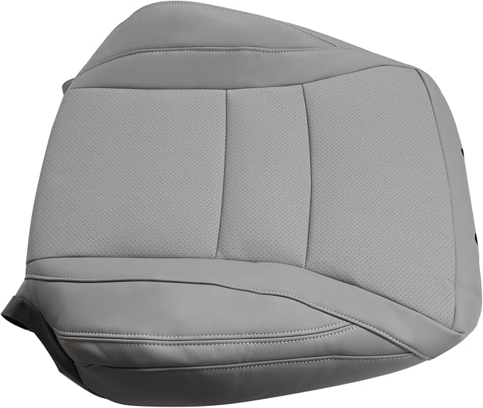 FZJDSD Gray Driver & Passenger Side Bottom & Top Lean Back Perforated Microfiber Leather Replacement Seat Covers Compatible with Honda Accord 2013 2014 2015 2016 2017