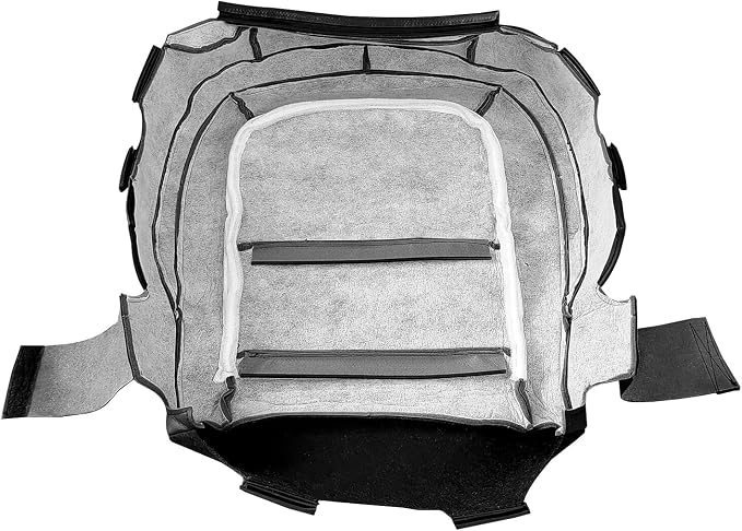 Driver Bottom & Top Lean Back Seat Cover, Jet Black Seat Cover Fits for Chevy Colorado LT GMC Canyon SLT 2015-2022