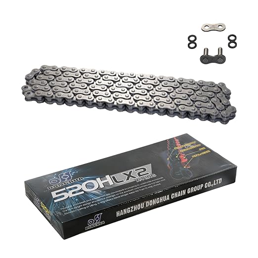 DONGHUA (520HLX2) high Strength Sealed 520 X-Ring Chain 120 Links with Connecting Link (Direct)