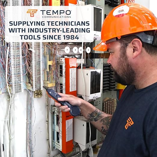 TEMPO NC-100 NETcat Micro Wiring Test Tool, Ethernet Coax Testing, Digital Cable Tester for Voice, Data, Video, Coax, Ethernet (NC-100)