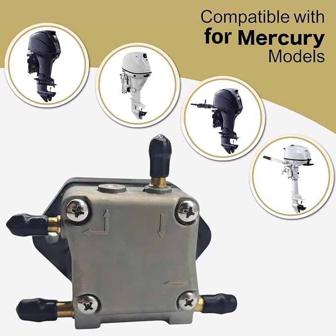 881862T08 Fuel Pump Compatible with Mercury Mariner 40-60 HP EFI Outboard | Replaces 899106T01 8M0118177 8M0141827 892874T01 Sierra 18-8866 4 Stroke Marine Boat Motor Engine Spare Part Assembly Kit